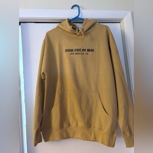 NWOT-State of Mind Los Angeles 
Long sleeve Hoodie Tan Sweatshirt 
$88 online